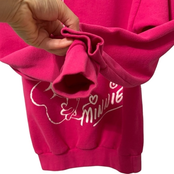 Vintage Disney Minnie Mouse Pink Women’s Pullover Sweater Size M - Picture 3 of 5